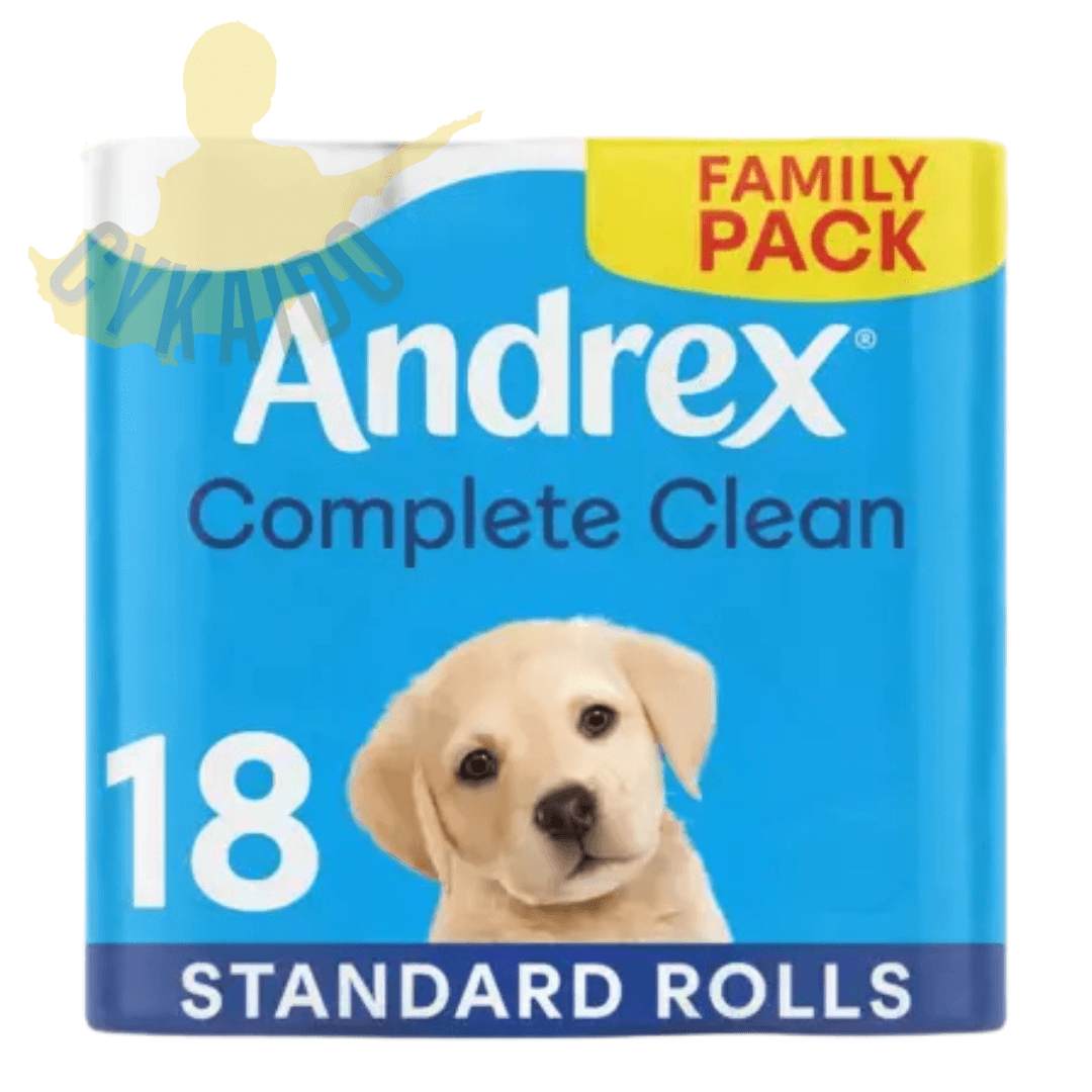 Andrex Complete Clean Toilet Tissue 18 Rolls