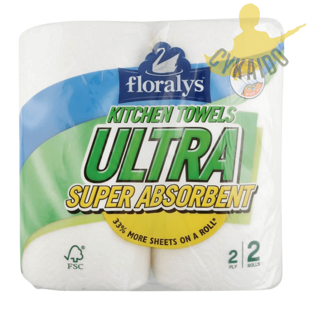 Floralys Ultra Super Absorbent Kitchen Towels - £1.49 (High Street equivalent £2.09 - £2.99)